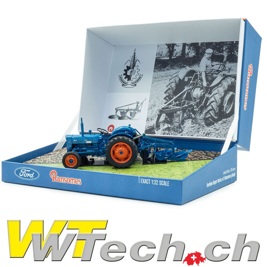 Fordson Super Dexta mit Pflug