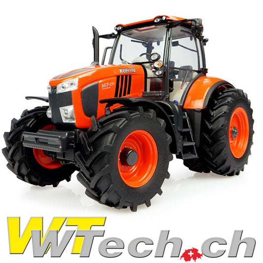 Kubota M7171 mit Doppelrad