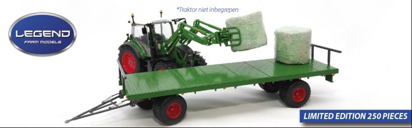 Flachbett Anhänger Fendt Limited Edition
