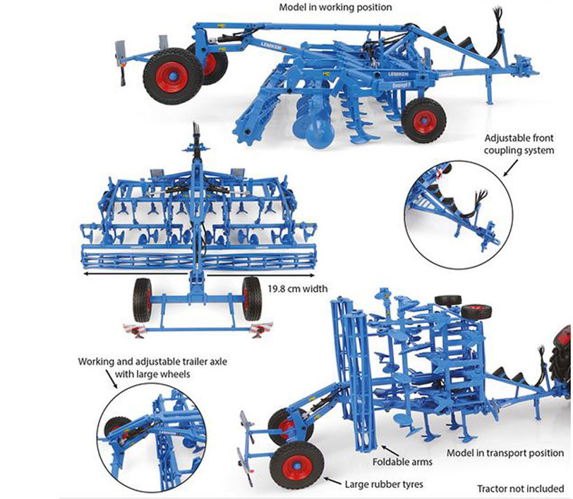 Lemken Smaragd 9/600K Semi Mounted Field Cultivator