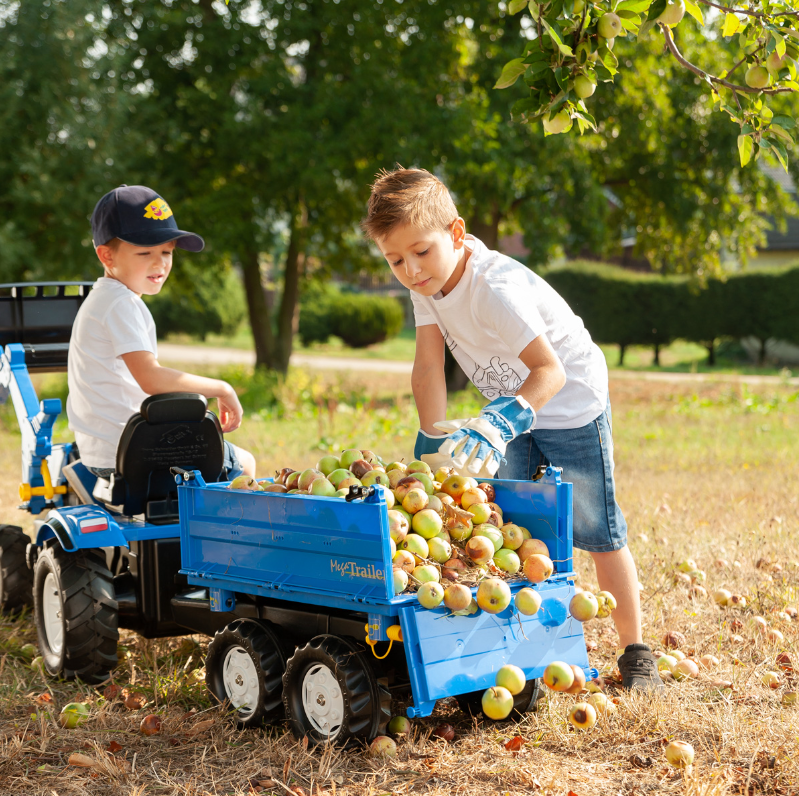 rollyMega Trailer blau Anhänger