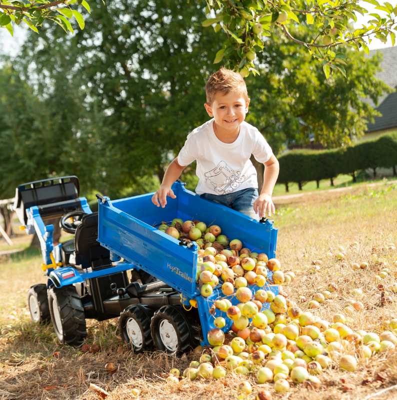 rollyMega Trailer blau Anhänger