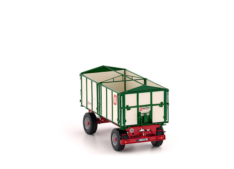 Kröger HKD 302 Zweiachs Dreiseiten Kipper weiss