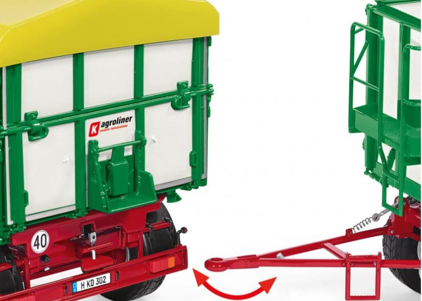 Kröger HKD 302 Zweiachs Dreiseiten Kipper weiss