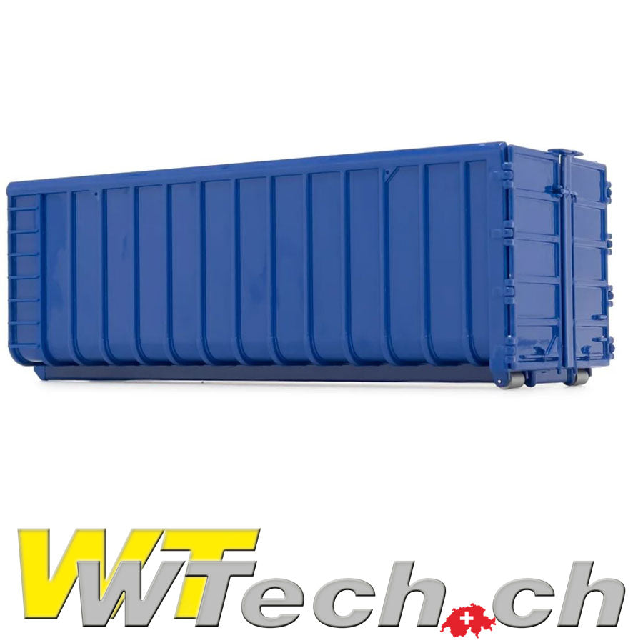 Hakenlift Container Mulde 40 m3 blau
