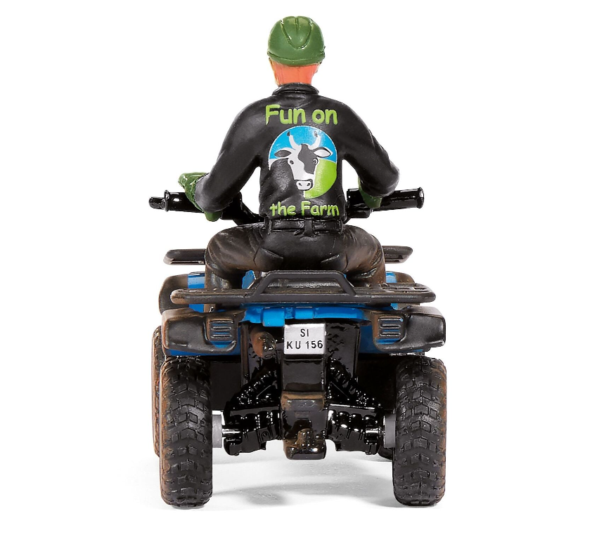 Farm Quad blau mit Fahrer