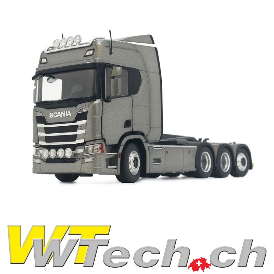 Scania R500 Truck mit Meiller Hakenlift Antrazith
