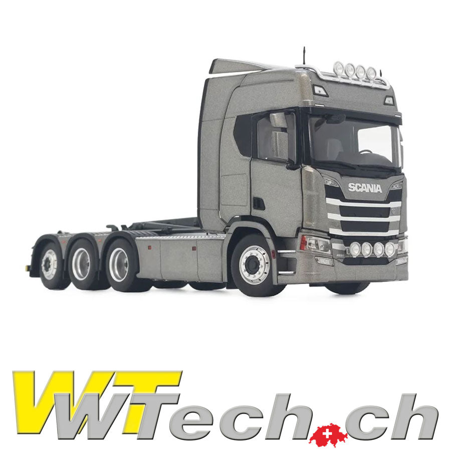 Scania R500 Truck mit Meiller Hakenlift Antrazith