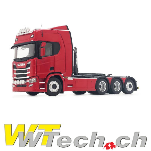 Scania R500 Truck mit Meiller Hakenlift Rot