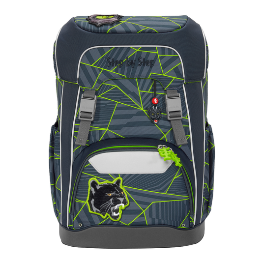 Step by Step GIANT Schulrucksack-Set Dark Cat Chiko"