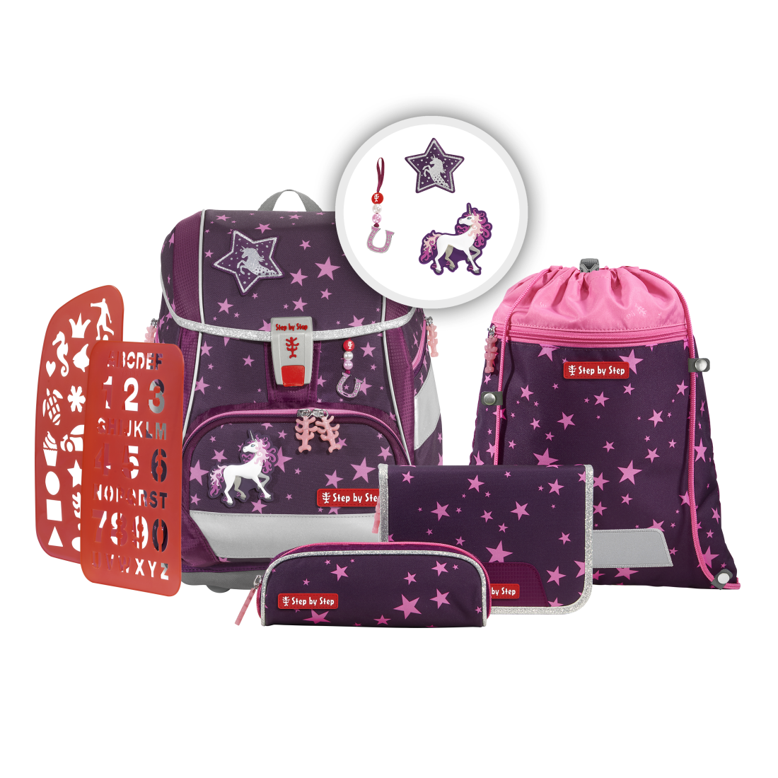 Step by Step 2IN1 PLUS Schulranzen-Set Unicorn Nuala"