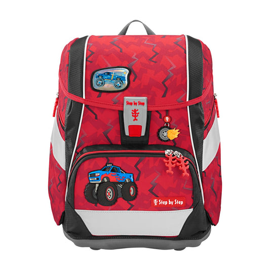 Step by Step 2IN1 PLUS Schulrucksack Schulthek-Set Monster Truck Rocky"