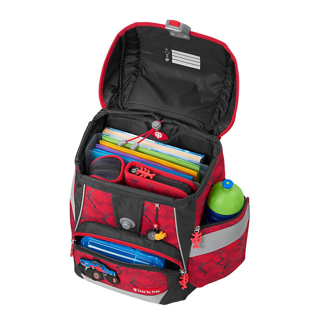 Step by Step 2IN1 PLUS Schulrucksack Schulthek-Set Monster Truck Rocky"