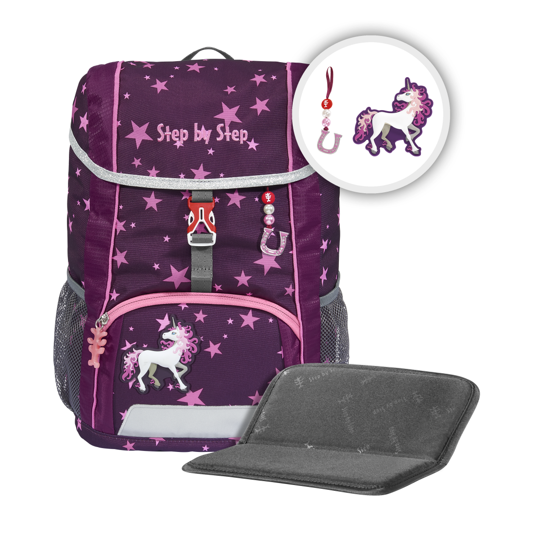 Step by Step JUNIOR KID Rucksack-Set Unicorn Nuala""