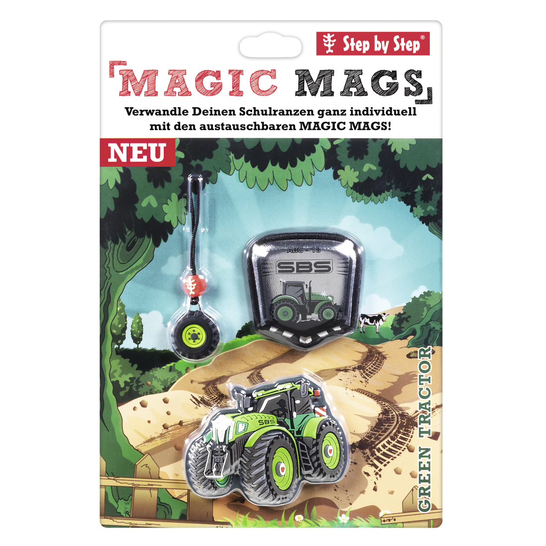 Step by Step MAGIC MAGS Green Tractor Fred""