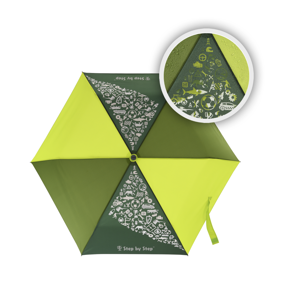 Doppler Regenschirm Lime"