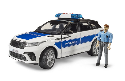Range Rover Velar Polizeifahrzeug mit Polizist