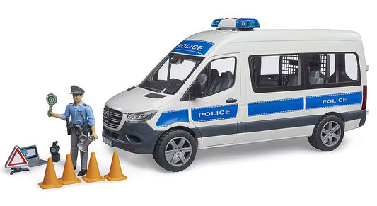 MB Sprinter Polizei Einsatzfahrzeug mit Polizist