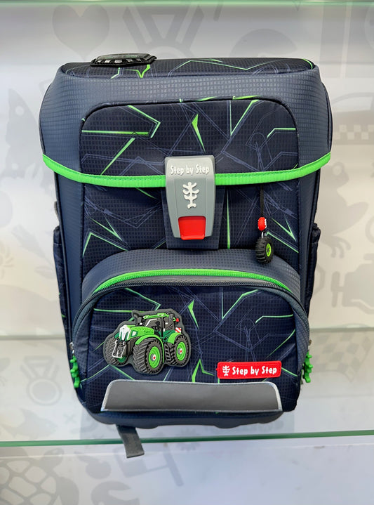 Step by Step CLOUD Schulrucksack Schulthek-Set Traktor"