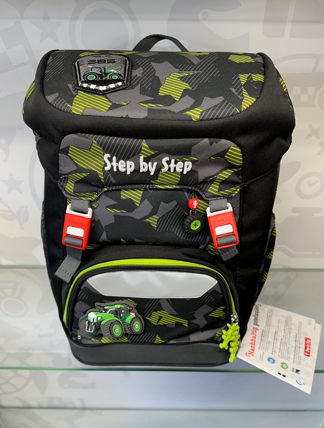 Step by Step GRADE Schulrucksack Traktor"