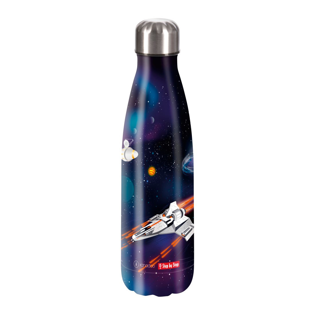 Xanadoo Isolierte Edelstahl-Trinkflasche Starship Galactus"