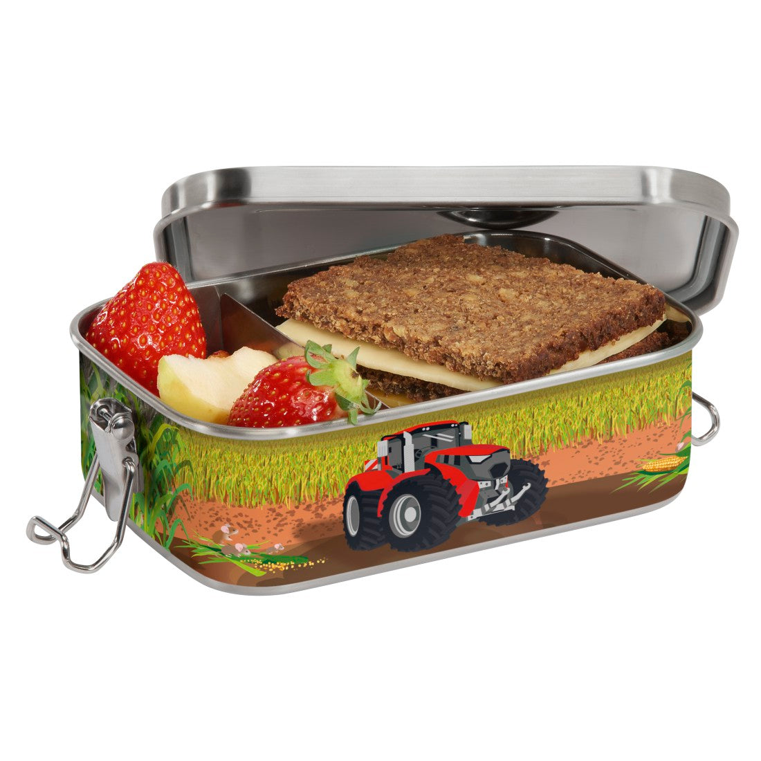 Xanadoo Edelstahl-Lunchbox Tractor Freddy"