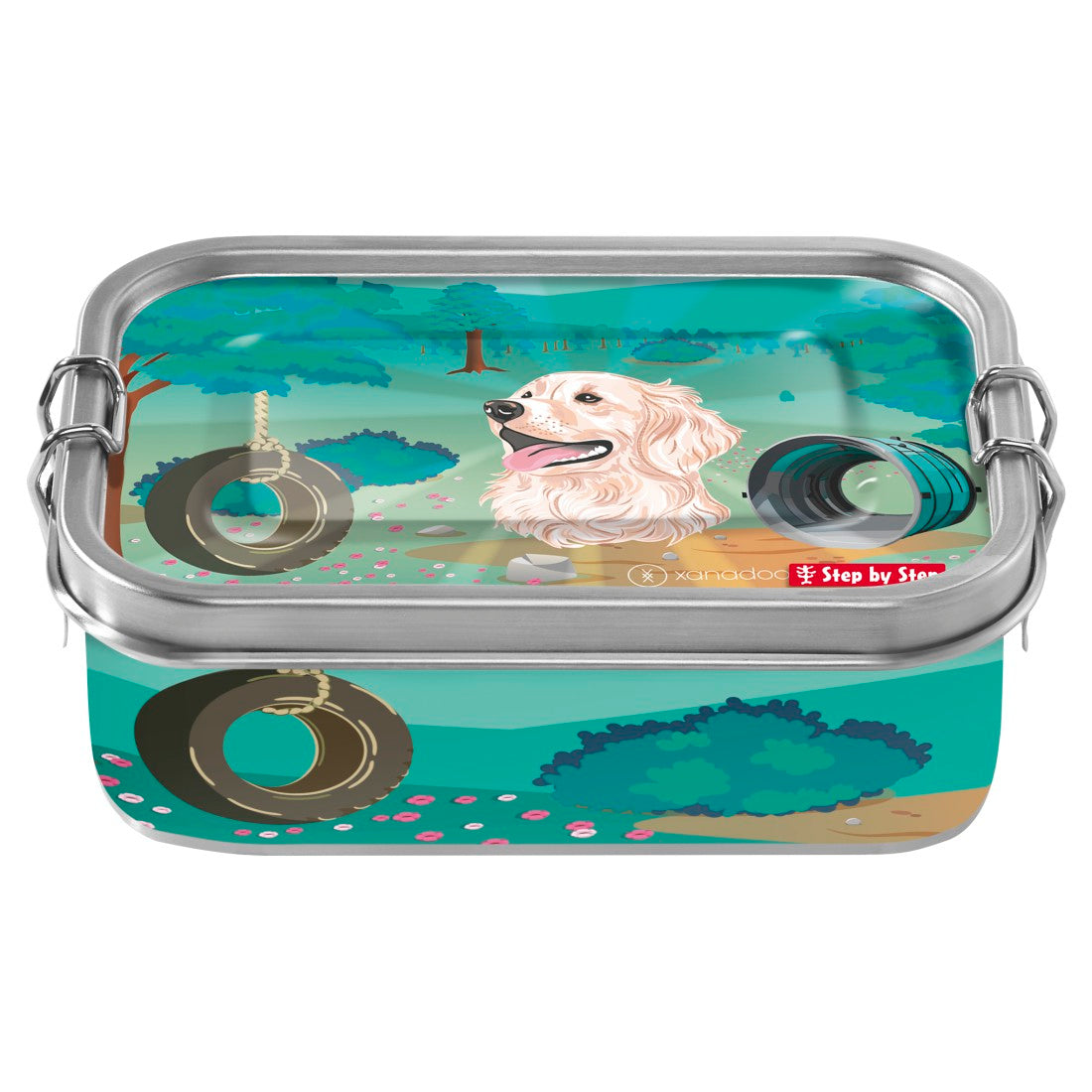 Xanadoo Edelstahl-Lunchbox Dog Basty""