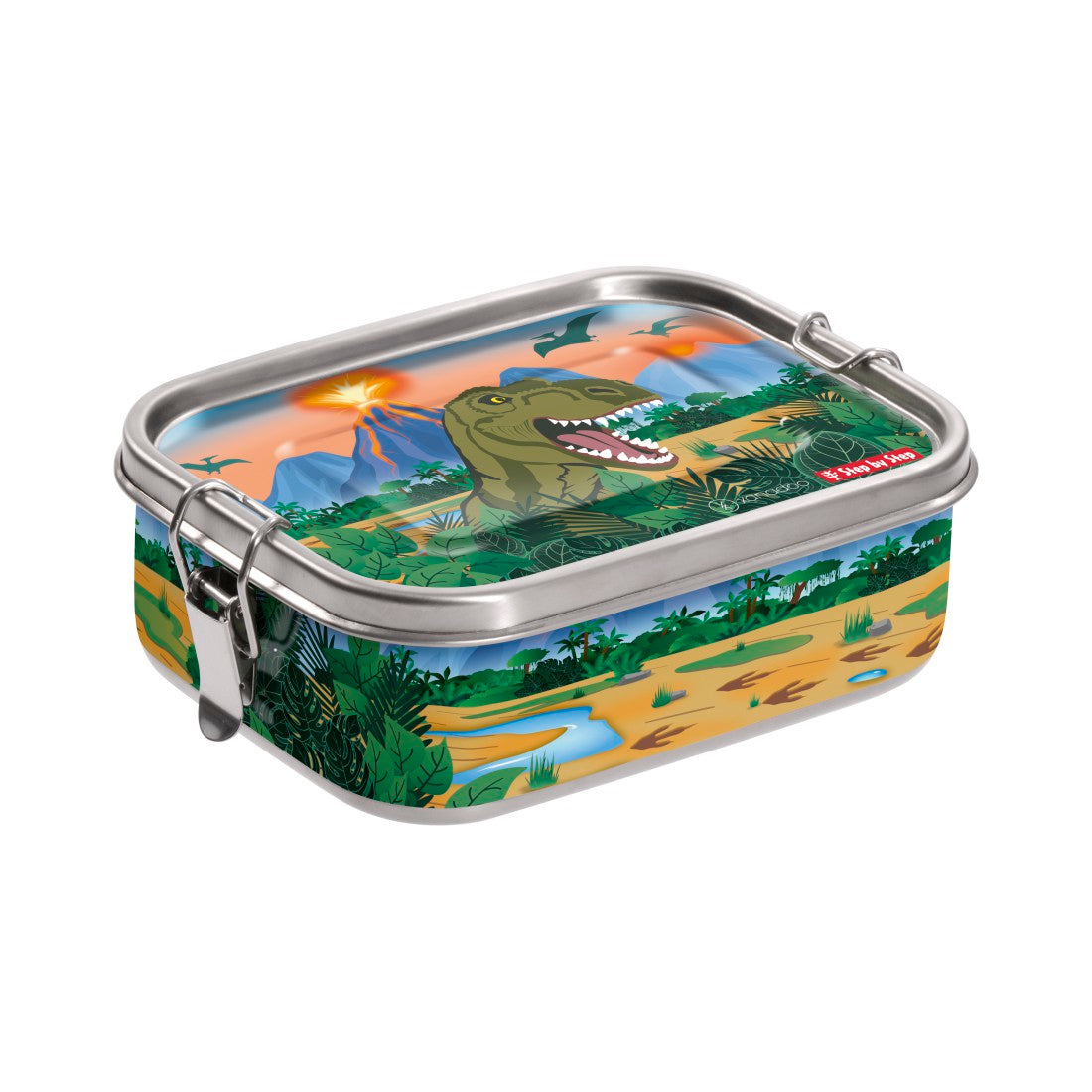 Xanadoo Edelstahl-Lunchbox Dino Torex""