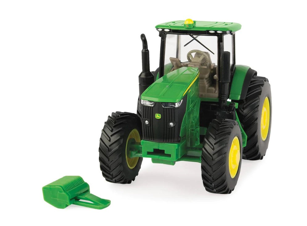 John Deere 7270R mit 560R Rundballenpresse-Set