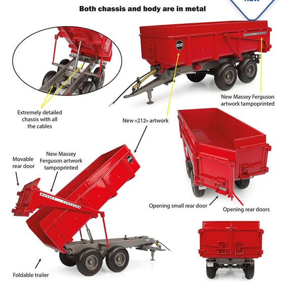 Massey Ferguson 212 Kippanhänger