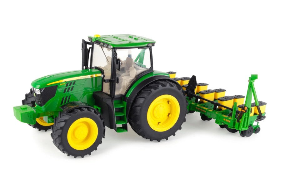 John Deere 6210R mit Sämaschine – Big Farm Serie