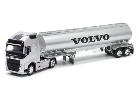 Volvo FH 4x2 Silber mit Tankauflieger Silber
