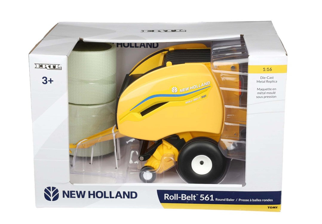 New Holland Roll-Belt 561 Rundballenpresse mit 2 Ballen