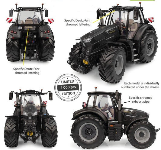 Deutz-Fahr 7250 TTV Warrior Edition Matt Black Limited Edition 1000 Stueck