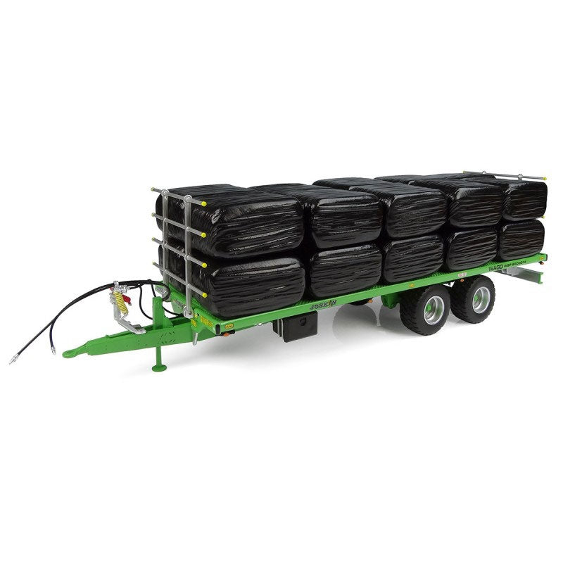 Pack 20 quadratische Silageballen Schwarz