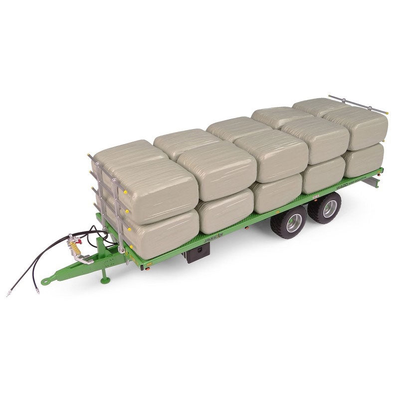 Pack 20 quadratische Silageballen grün