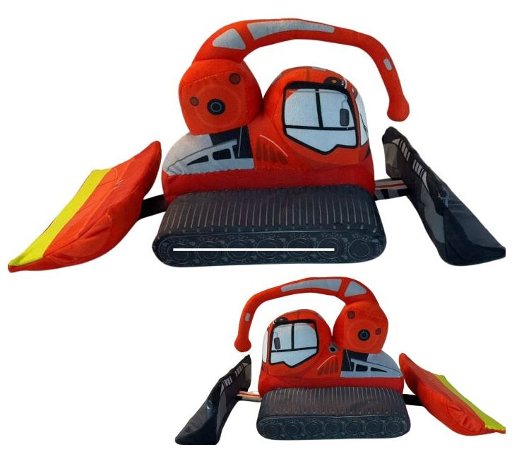 Pistenraupe aus Plüsch