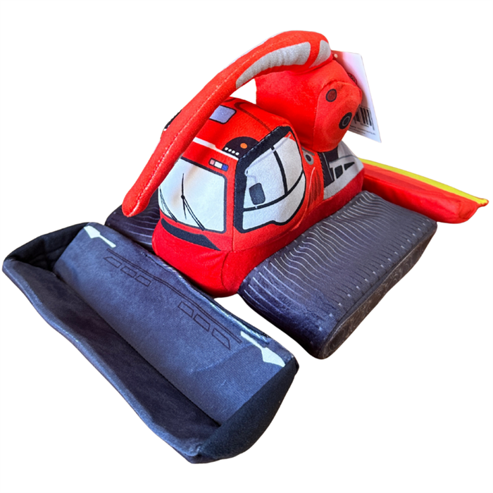 Pistenraupe aus Plüsch