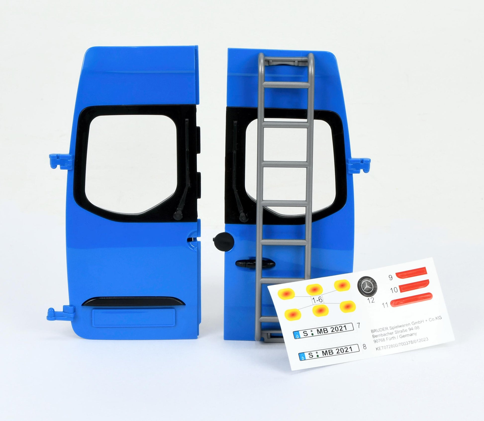 Hecktüren MB Sprinter Camper blau