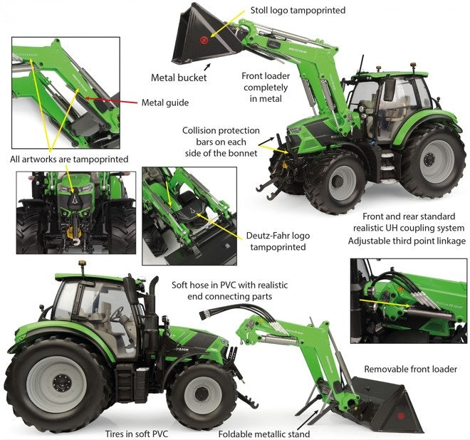 Deutz Fahr 6150.4 TTV mit Stoll Frontlader FZ 43 27 Limited Edition