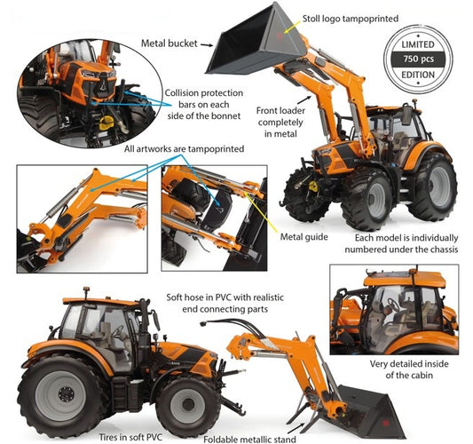 Deutz Fahr 6150.4 TTV Kommunal mit Stoll Frontlader FZ 43 27 Limited Edition 750 Stück