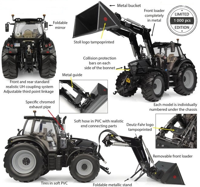 Deutz Fahr 6150.4 TTV Warrior mit Stoll Frontlader FZ 43 27 Limited Edition