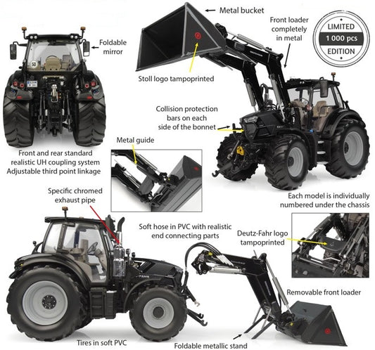 Deutz Fahr 6150.4 TTV Warrior mit Stoll Frontlader FZ 43 27 Limited Edition