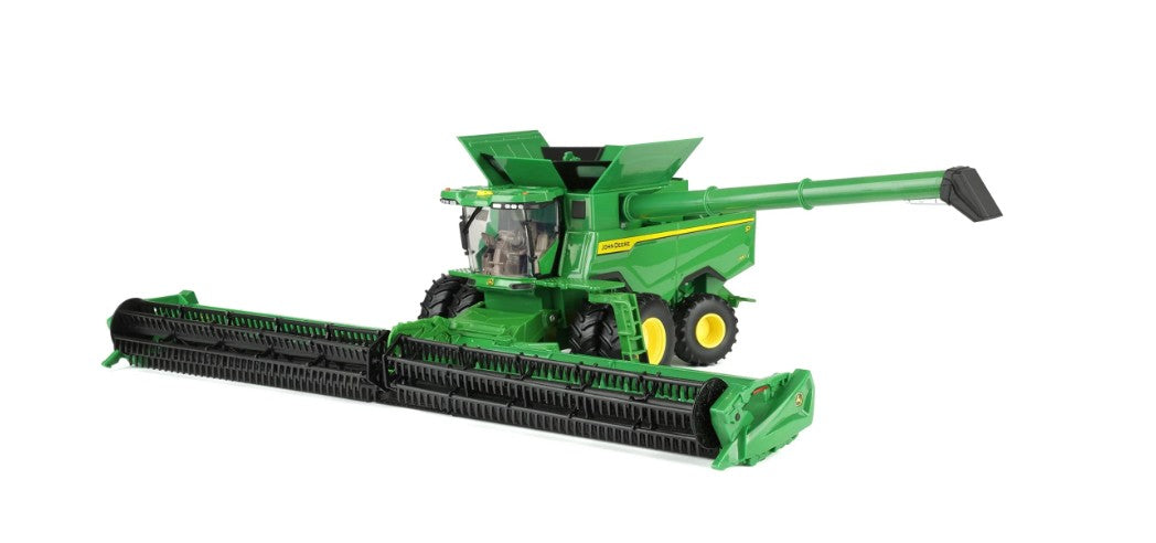 John Deere S7 800 Mähdrescher mit Zwillingsbereifung