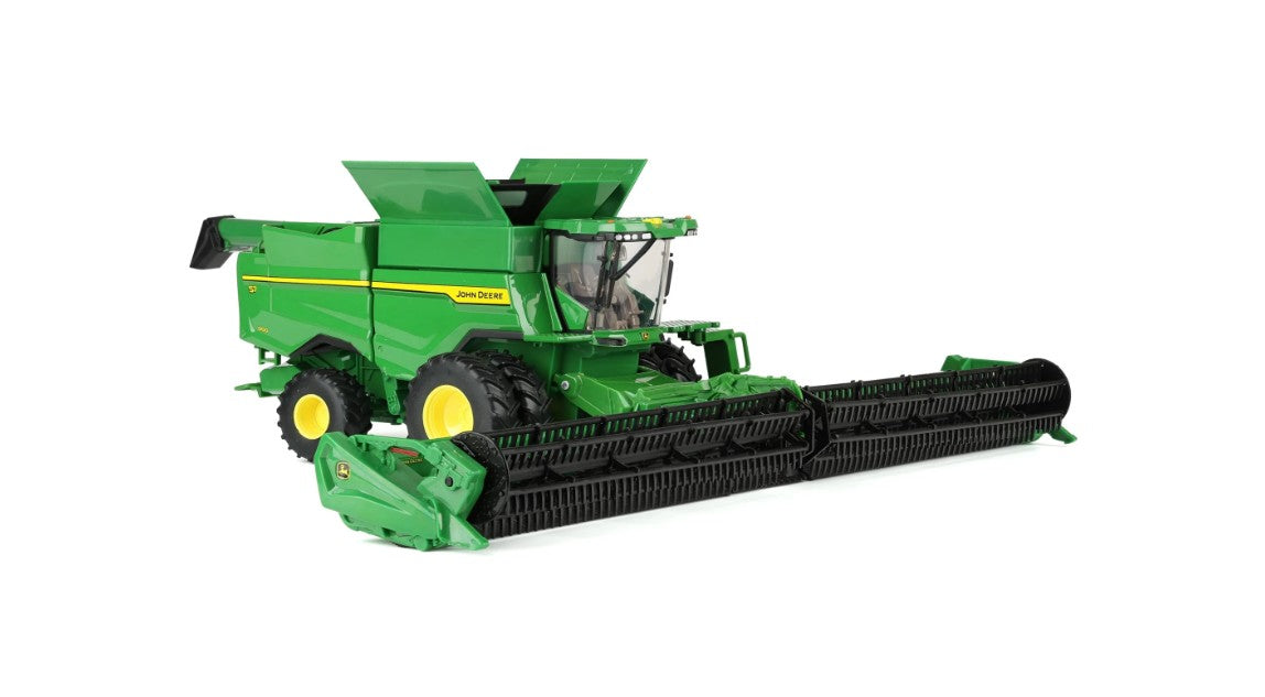 John Deere S7 800 Mähdrescher mit Zwillingsbereifung