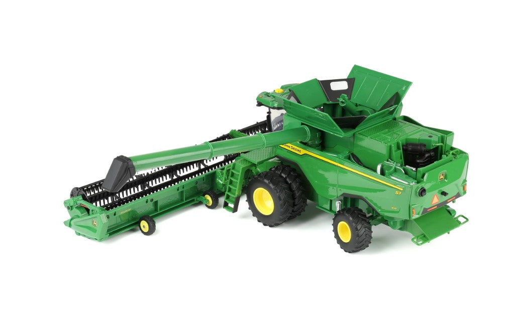 John Deere S7 800 Mähdrescher mit Zwillingsbereifung