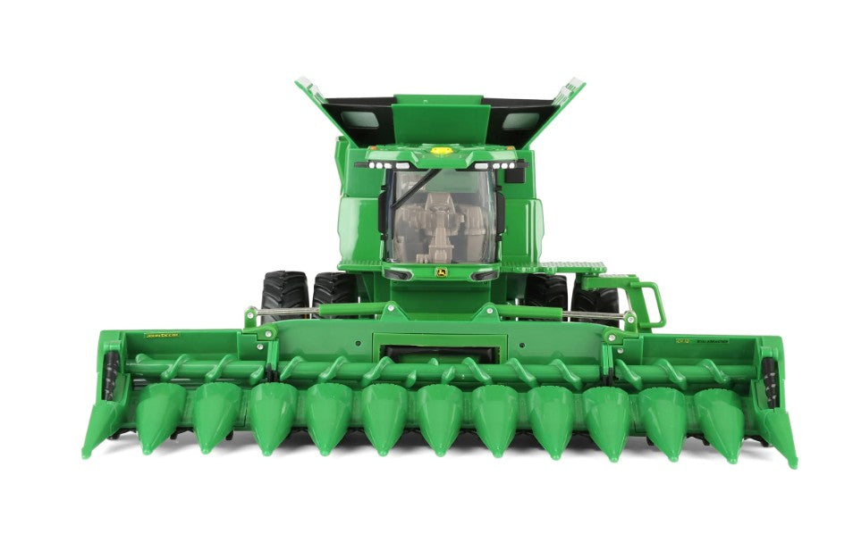 John Deere S7 800 Mähdrescher mit Zwillingsbereifung
