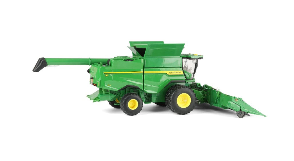 John Deere S7 800 Mähdrescher mit Zwillingsbereifung