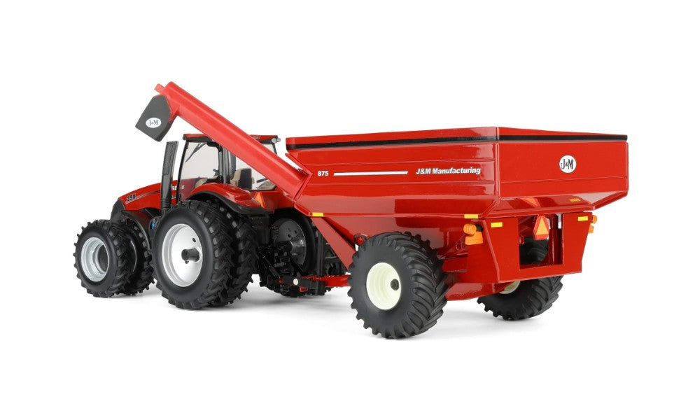 Case IH Magnum 355 Traktor mit JM 875 Ueberladewagen