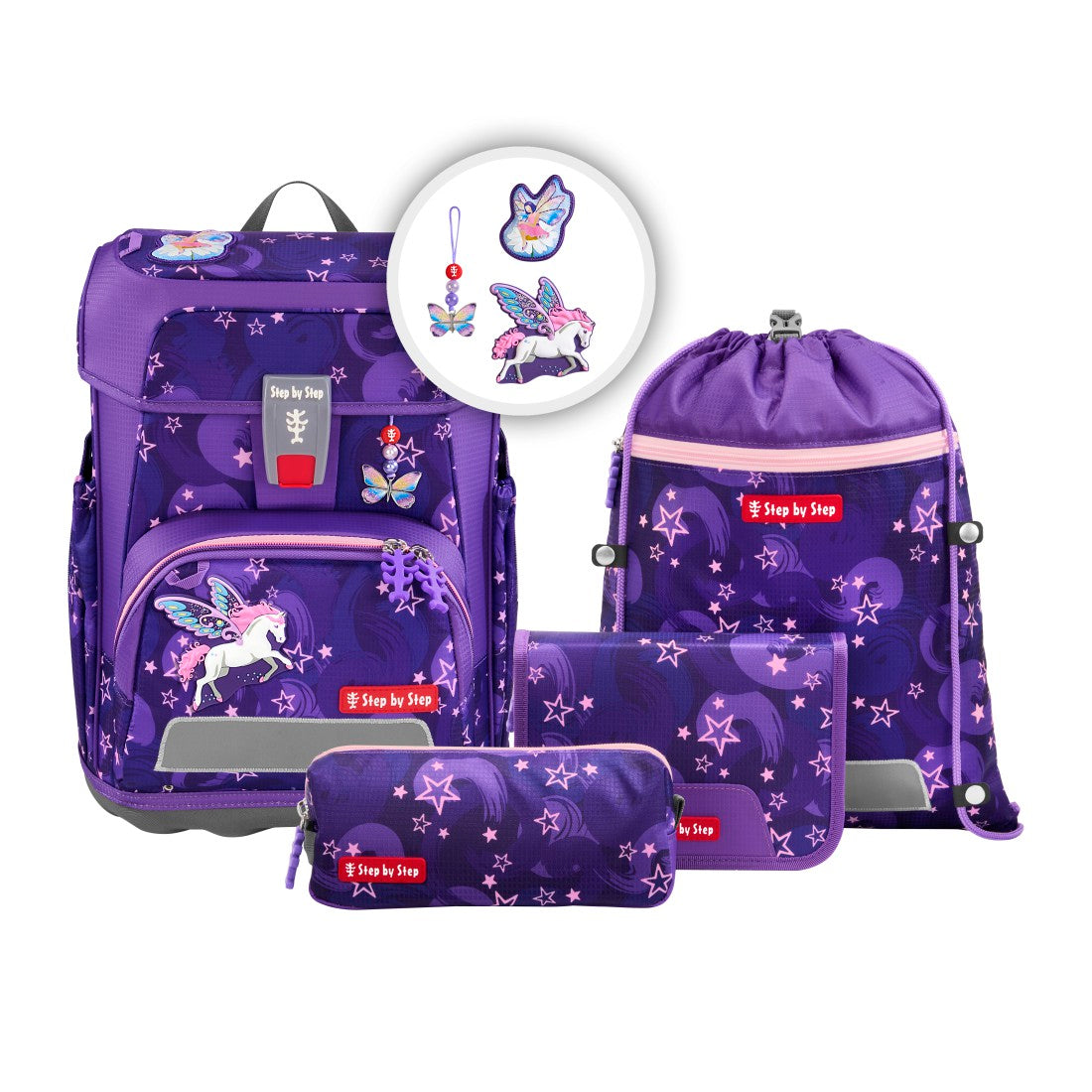 Step by Step CLOUD Schulranzen-Set Pegasus Liv"